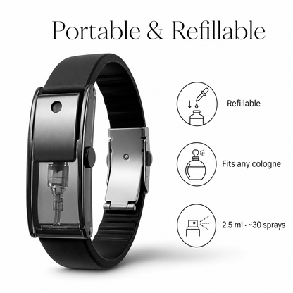 Spritz Band | Refillable Cologne Bracelet